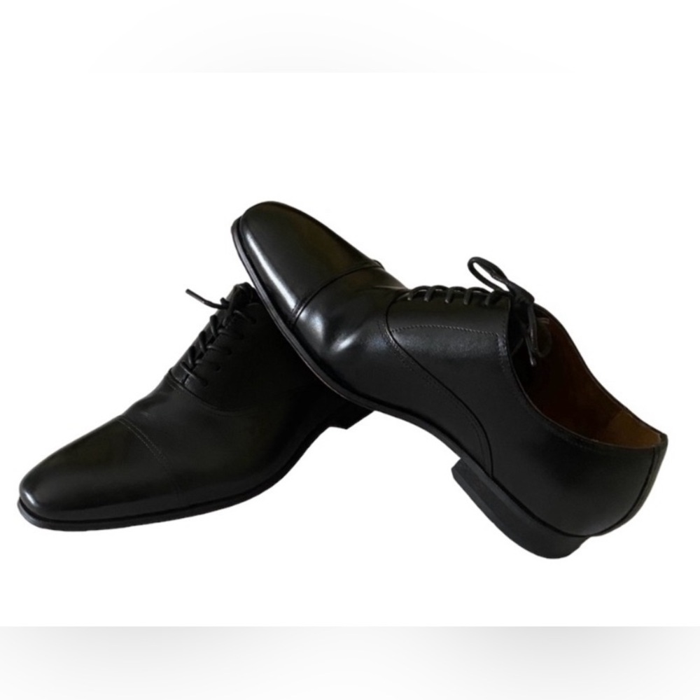 🛒👞🪻Florsheim Men’s shoes Black Corbetta Oxford Cap Toe,Size 9.